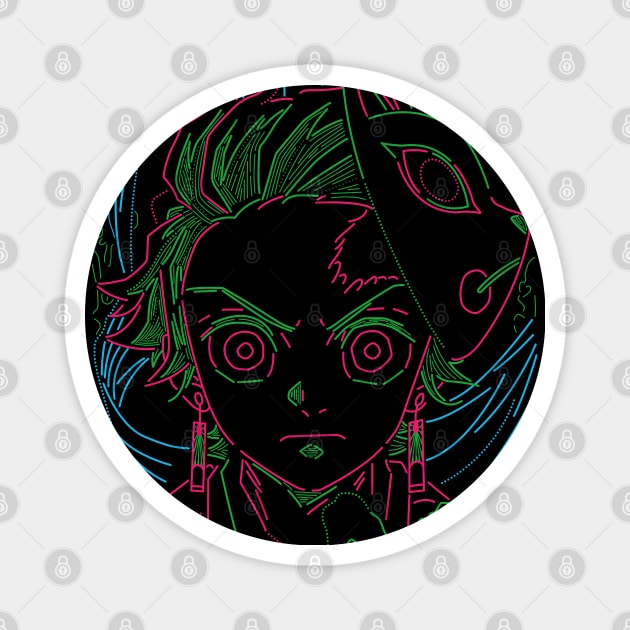 Kamado Tanjirou Magnet by Jelly89